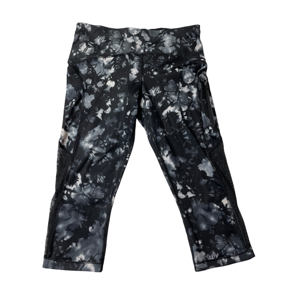 Lululemon Sun Runner Crop Legging Dusk Dye Black - Picture 4 of 7